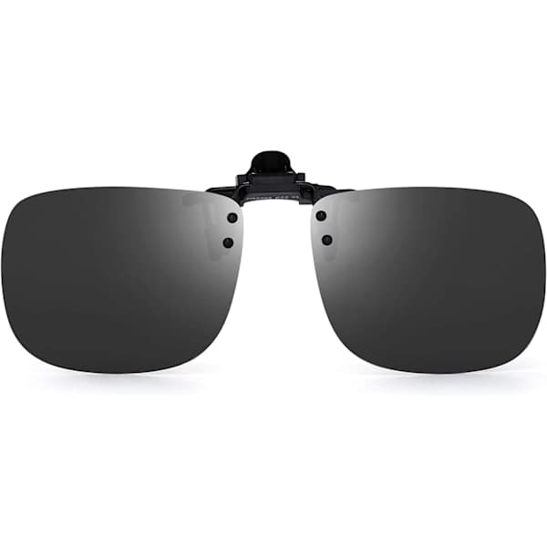 Polariserade Clip-On Solglasögon Ramlösa Uppfällbara Linser