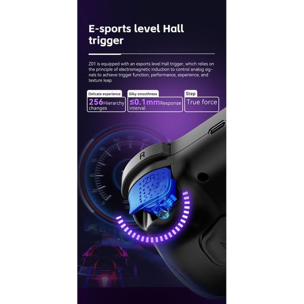 PC-gamepad med stjärnhimmelstema, kompatibel med Android, Switch, PC och iOS, stöder anslutning