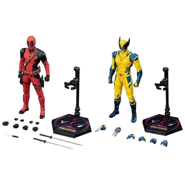 2026 Marvel Deadpool & Wolverine Actionfigurer fra ZD Toys i æske - Deadpool