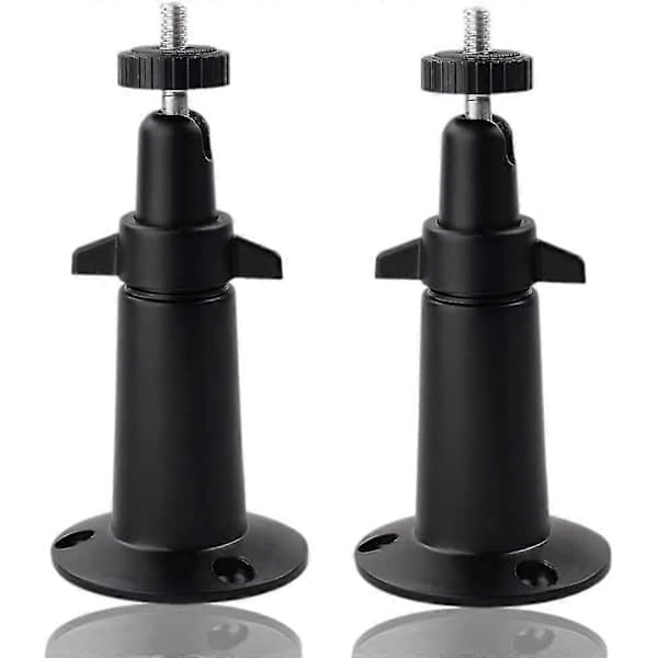 2-pack säkerhetskamera väggfäste, justerbart inomhus/utomhusfäste för Arlo Pro Arlo Pro 2 Arlo Ultra och andra kompatibla modeller Black