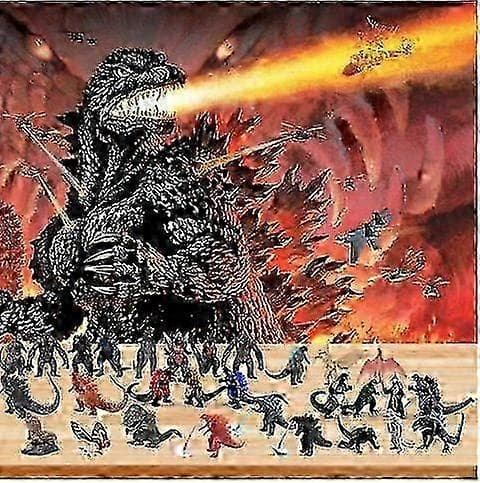 2025 Julekalender Godzilla Julekalender Blind Box Legetøj