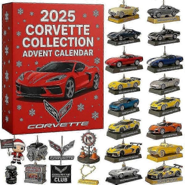 2025 Corvette bilkolleksjon julekalender for samlere
