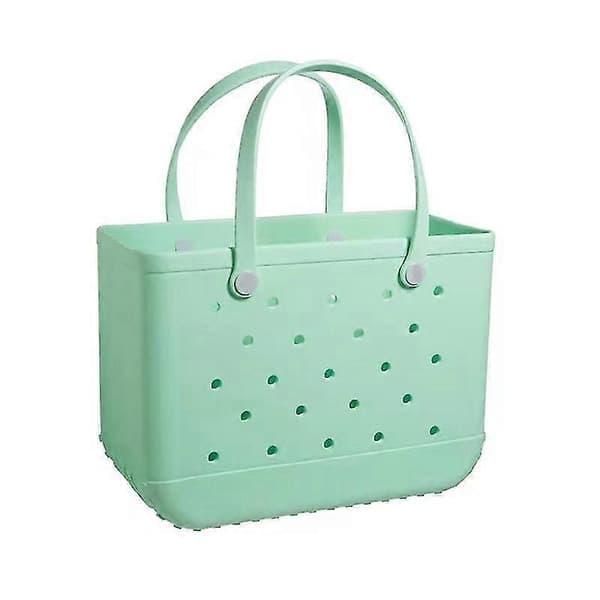 Gummipose Bogg Style Hull Vanntett Slitesterk Overdimensjonert Silikon Strandveske G