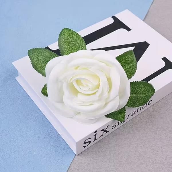 2 STK Bryllupsbilpynt - Kunstige Blomster - Bryllupsbilkranser - Panserpynt - 160 cm
