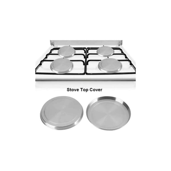 Sæt med 6 ovnknapper, 6 mm knapper til gaskomfurer og kogeplader, sølvfarvede metalknapper til komfurer og kogeplader.