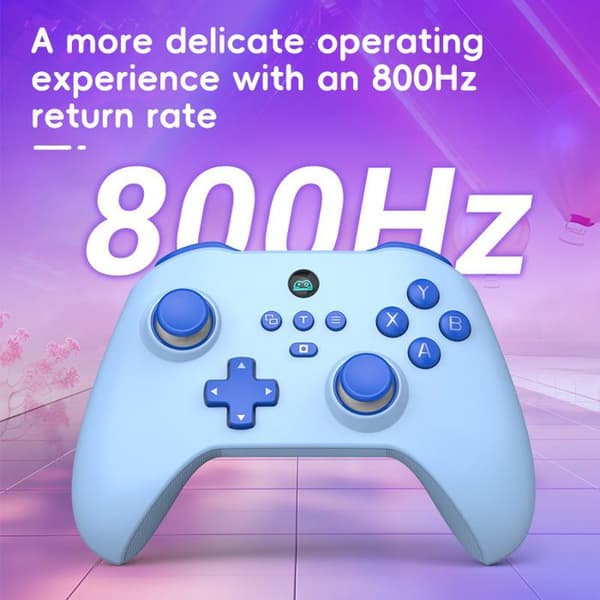 Z03DP Trådlös Gamepad kompatibel med Switch, Bluetooth, Hall-effekt joystick, gul puddingknapp