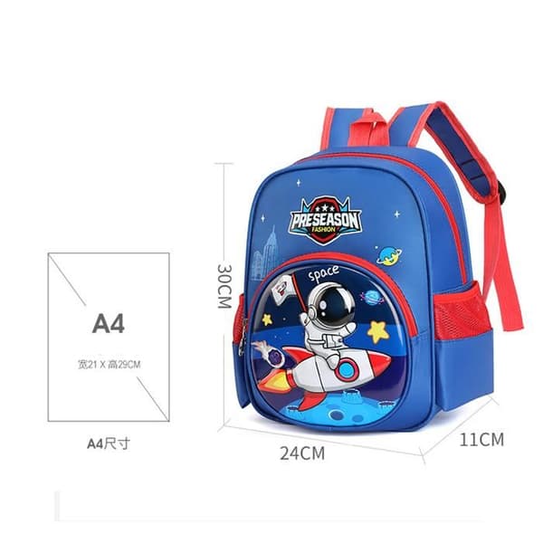 Barnehagesekk for gutter, Spiderman skolesekk, mørkeblå