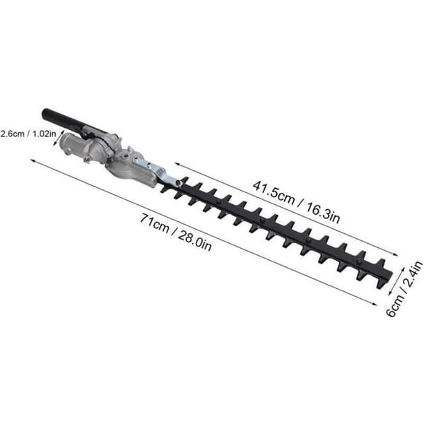Hekksakshode - Ø26 mm - 41,5 cm blad - Manganstål / Aluminiumslegering