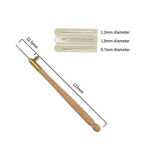 Broderipenna Punch Needle Broderinål Pennverktygssats 4st[HK]
