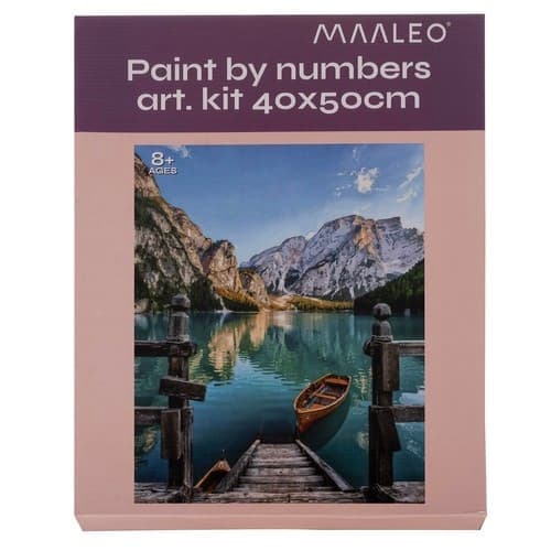 Mal-etter-nummer-sett - 40x50cm - Båtbrygge 740