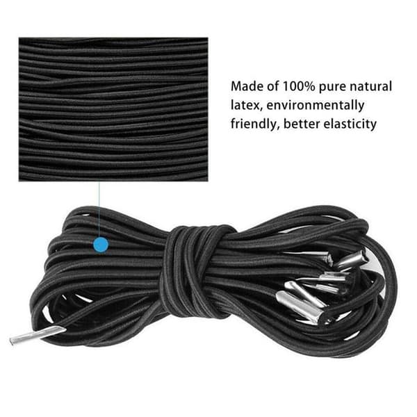 8 justerbare elastiske stropper, egnet for stoler med justerbare ryggstøtter, klappstoler, strandstoler, etc.