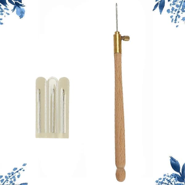 Broderipenna Punch Needle Broderinål Pennverktygssats 4st[HK]