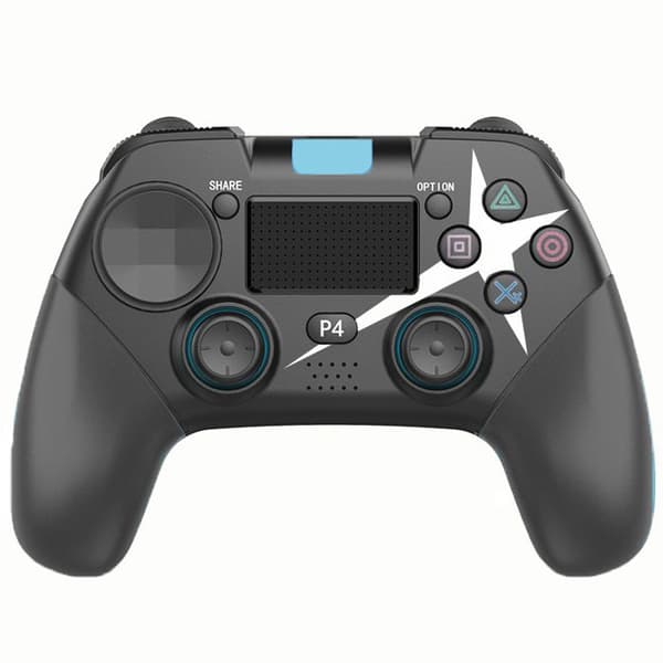 P01P4 Gamepad med seksakset Bluetooth 5.0 trådløs kontroller for Android- og iOS-telefoner + lasergravering
