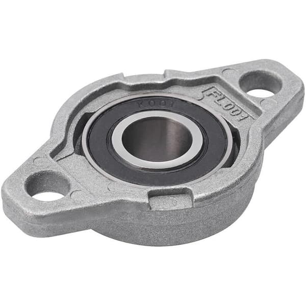 4 stk. putelager, rombiske flenslager, putekulelager, flenslager (12 mm indre diameter)
