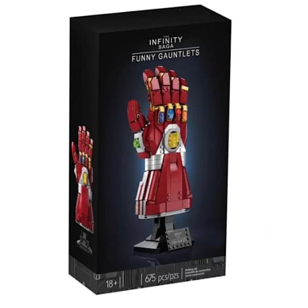 Marvel Infinity Gauntlet Set Samlarobjekt Nanometerhandske Med Infinity Stones, Byggsats, Avengers Presentidé För Vuxna Och Tonåringar Nanometer Glove