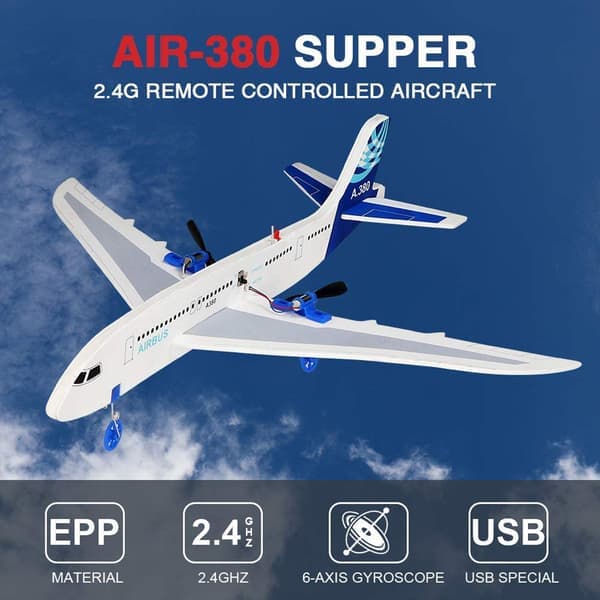 2,4 GHz fjernstyret fly Børn DIY Modelfly RC Fly til børn og begyndere