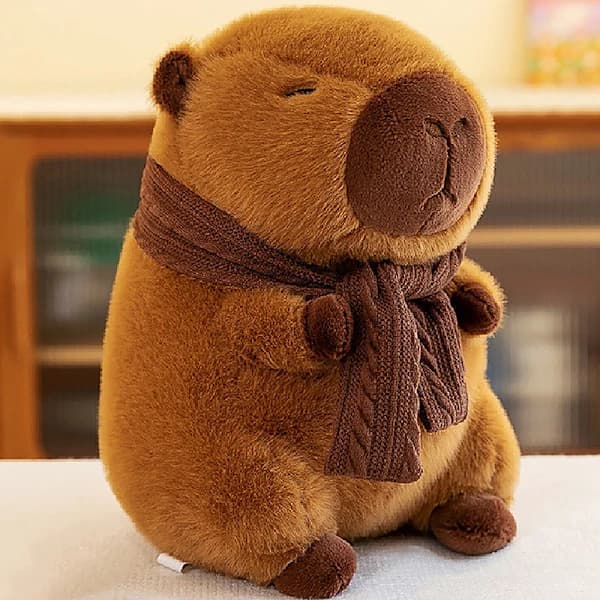 Huivi Capybara Pehmolelu Capybara Täytetty Eläin Pehmolelu 45cm