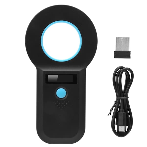 Animal Chip Reader Microchip Bluetooth Scanner til RFID Bærbar Håndholdt 134.2Khz/125Khz Genopladelig