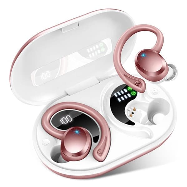 Q38 Trådløse Bluetooth In-Ear Hovedtelefoner til Sport og Løb - Sort