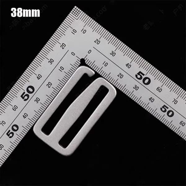 1 stk. Metal Step Lock Slider Justeringsspænder 25MM 25mm