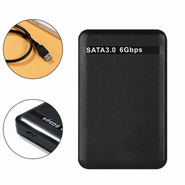 1TB ulkoinen kiintolevy - USB 3.0 - Elements Portable - Musta - LEMONBEST