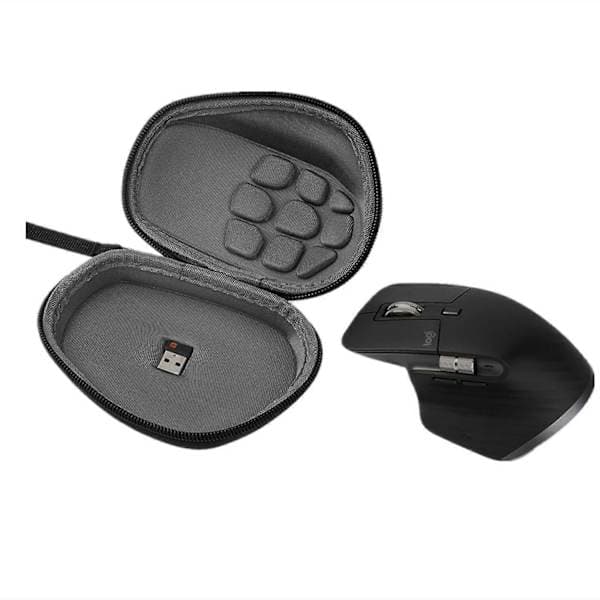 Reiseveske for Logitech MX Master 3 3S Gamingmus Støtsikker Vanntett Bæreveske [DB]