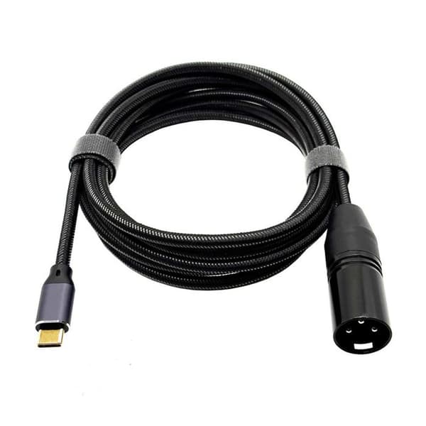 USB Type-C - XLR urosäänikaapeli matkapuhelinvahvistimelle/mikserille (N48)