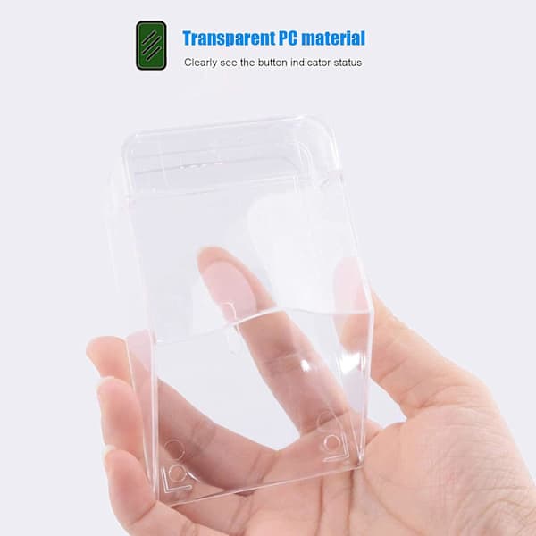 Vattentätt transparent skydd för trådlös dörrklockeknapp O