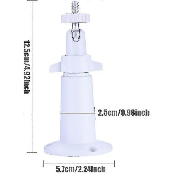 2-pack säkerhetskamera väggfäste, justerbart inomhus/utomhusfäste för Arlo Pro Arlo Pro 2 Arlo Ultra och andra kompatibla modeller White