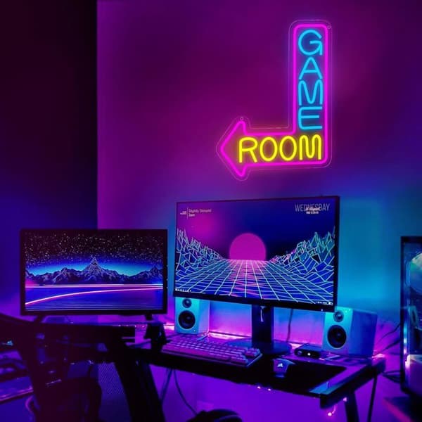 Neon LED-dekor, Neonskylt, Cool USB-driven Neonskylt Väggdekorationer, för Sovrum