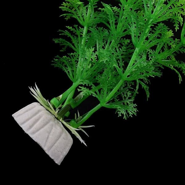 Plastakvarieplanter, 30 cm, grøn, stil 12, 3 stk.