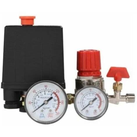 Luftkompressor trykventilafbryder – Trykområde 0,05-1,2 MPa – Flowhastighed 3000 L/min – Tilslutning 2-G1/4