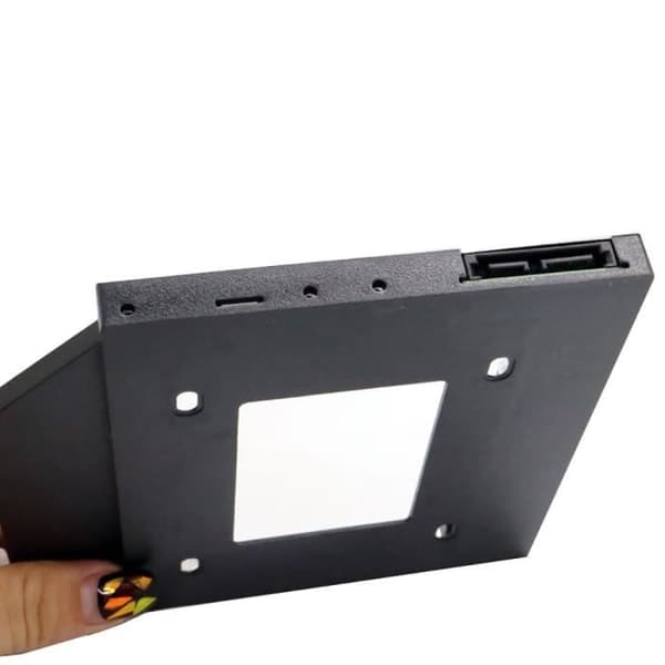 Optisk harddisk-caddy - Universal - 12,7 mm - SATA 2 - SSD/HDD - Lett aluminium