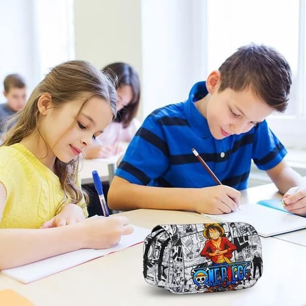 Pennal, blyantboks, pennalsett med stor kapasitet for barn, studenter, gutter, jenter, skole, kontor