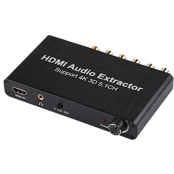 4K 3D HDMI 5.1CH Lyddekoder Ekstraktor