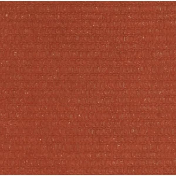 Solseil 160 g/m² Terracotta 2x2 m HDPE - Omazeta - D5116