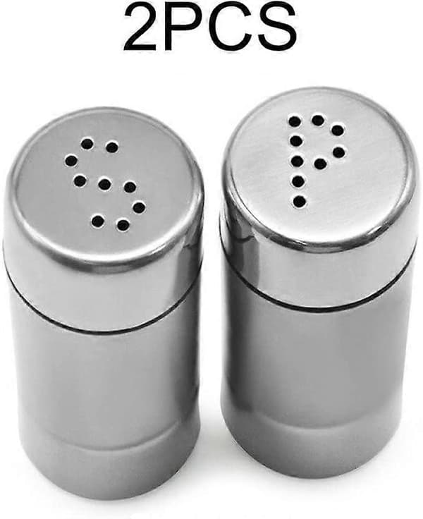 Kryddburkar i 304 rostfritt stål, 2-pack