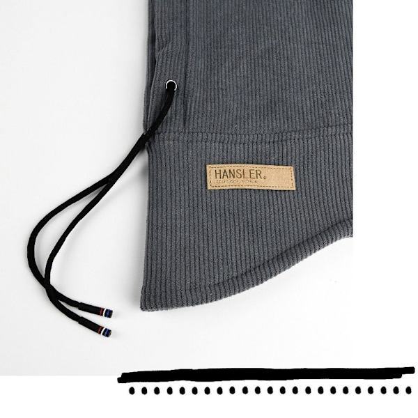 Mjuk Balaklava Pullover Mössa för Kvinnor GRÅ grey