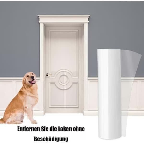 Gennemsigtigt sofabetræk mod ridser, møbelbeskyttelse til katte og hunde 45cm x 500cm