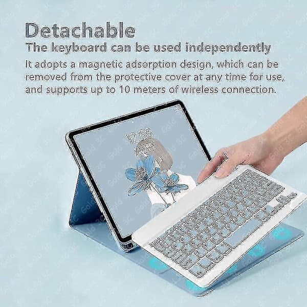 Tangentbordsfodral för iPad 9,7 tum 2017 2018 5:e 6:e generationen [HK] Svart