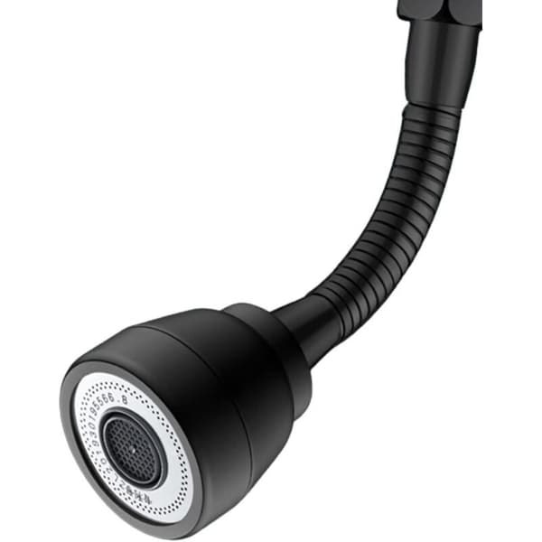 360° svingbar kranstråle med adapter – 3 strømningsmoduser – Vannbesparende – Enkel installasjon – Massiv messing