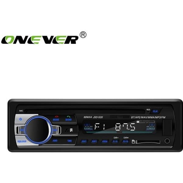 12V bilradio - Bluetooth - FM/AM - USB/SD/MMC - Integrerad mikrofon