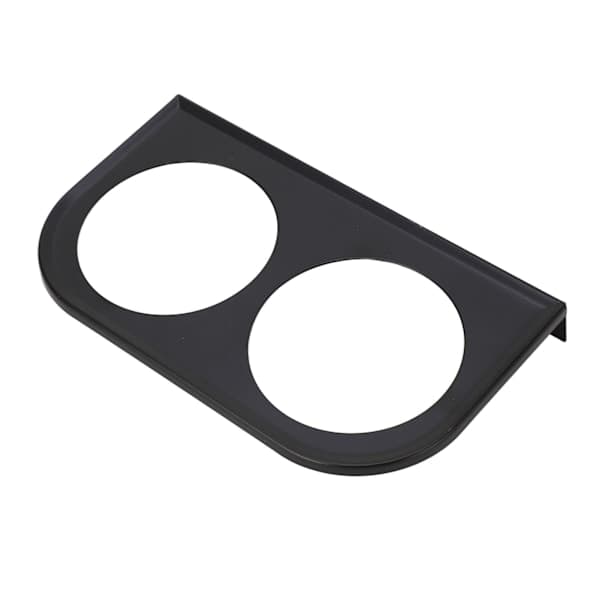 2-hulls målerpanel 2-1/16 tommer 52MM Universal Metall Bilmålerfeste Dashbord Svart