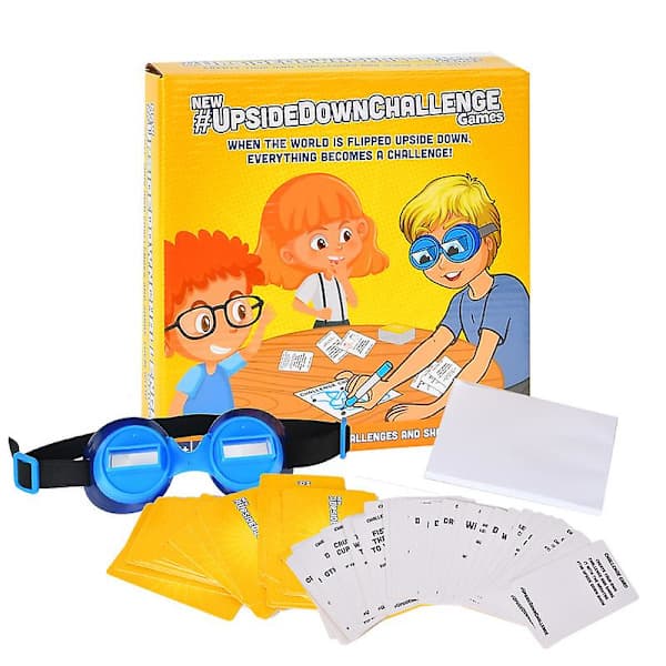 Upside Down Challenge Spil til Børn og Familie, Upside Down Briller