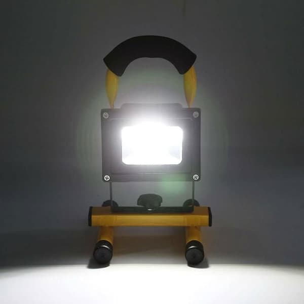 60W LED arbeidslys, oppladbart, trådløst, bærbart, holdbart, fiskelys, vanntett, utendørsbelysning, spotlight