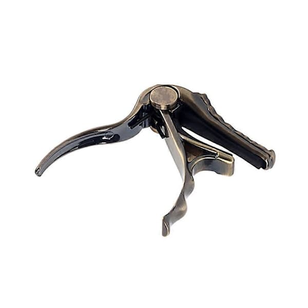 Alligatorformad Capo Gitarrplektrum Snabbväxlande Stämningsklämma Nyckeltrigger Capo Clip-on Stämapparat för Akustisk Elgitarr Ukulele Banjo Mandolin K75