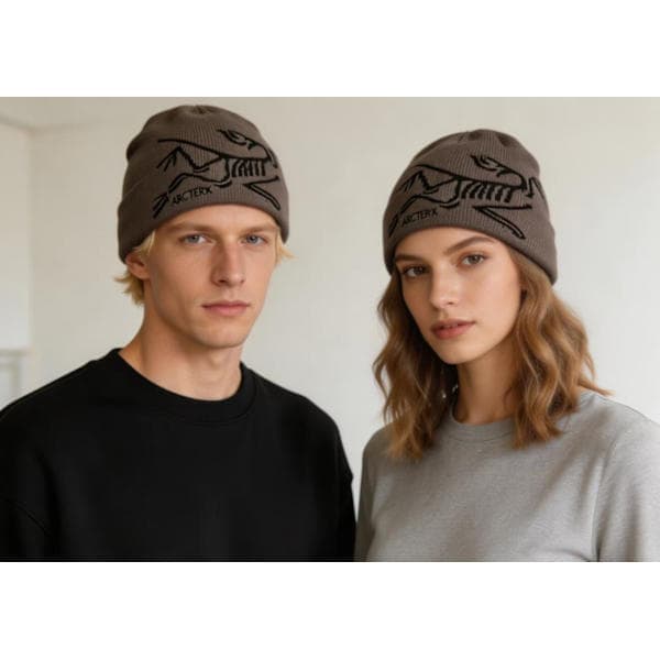 Arc'teryx Bird Head Toque Mössa Brun Merinoull Stickad Vintermössa Unisex brown