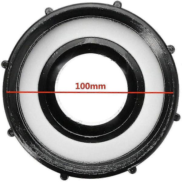IBC-adapter DN80 3 \" S100x8 100mm groft gevind til reduktion DN50 2 \" S60X6 60mm til regnvandstank