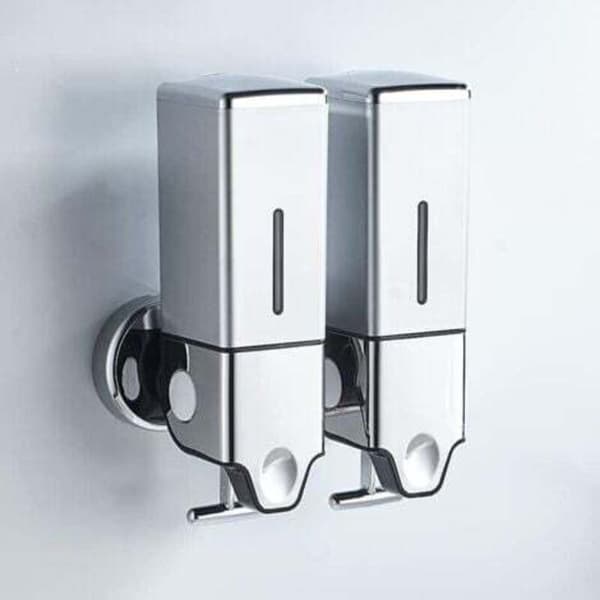 1000 ml Vægmonteret Sæbedispenser – 304 Rustfrit Stål – Nem Installation – Til Badeværelse, Køkken, Hotel, Restaurant