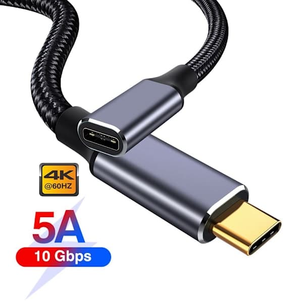 USB C -jatkokaapeli USB 3.1 Gen2 1m